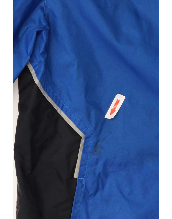 Puma Chaqueta impermeable con capucha para hombre UK 38 Medium Blue Colourblock Nylon