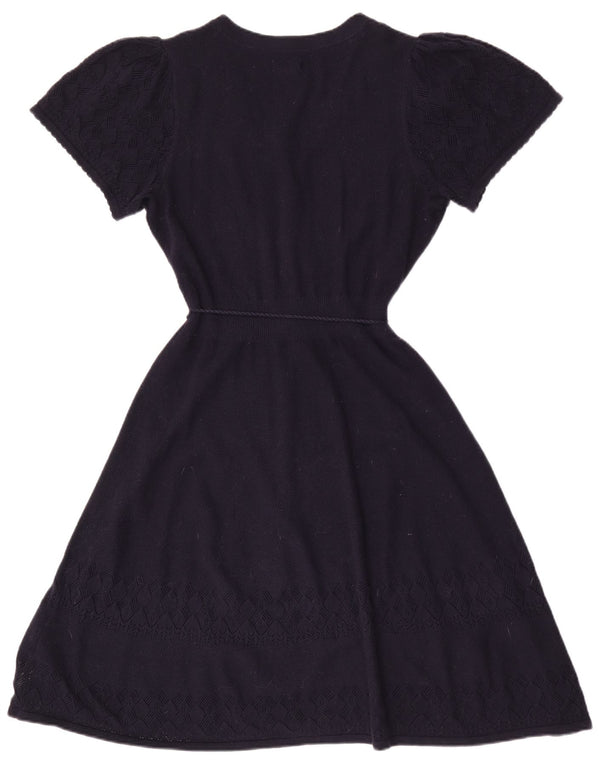 Vestido acampanado para mujer Fat Face UK 40 Small Azul marino Algodón