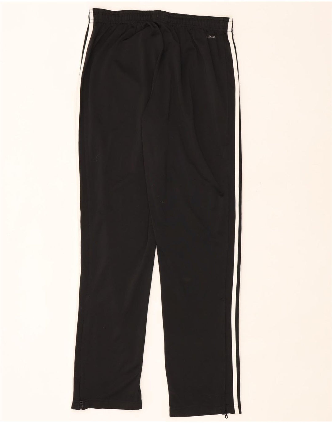 Adidas - Pantalones de chándal Climalite para mujer, talla 40, talla grande, poliéster negro