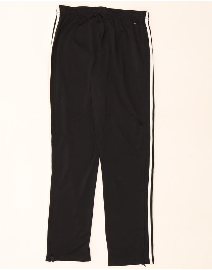 Adidas - Pantalones de chándal Climalite para mujer, talla 40, talla grande, poliéster negro