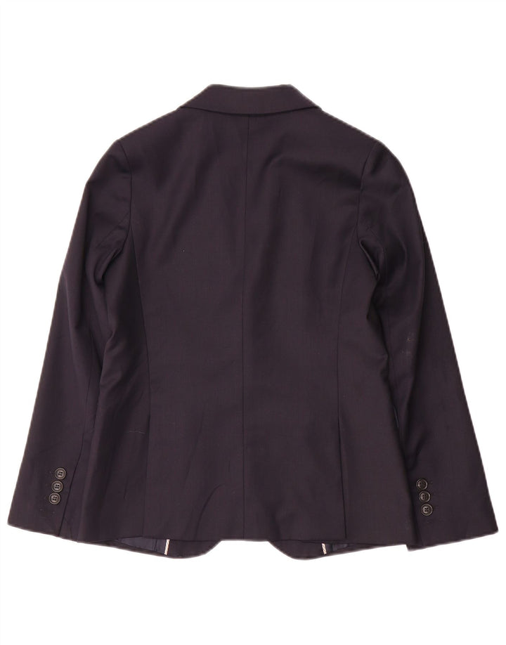 Zara Chaqueta Blazer 2 Botones Niño 9-10 Años Lana Azul Marino
