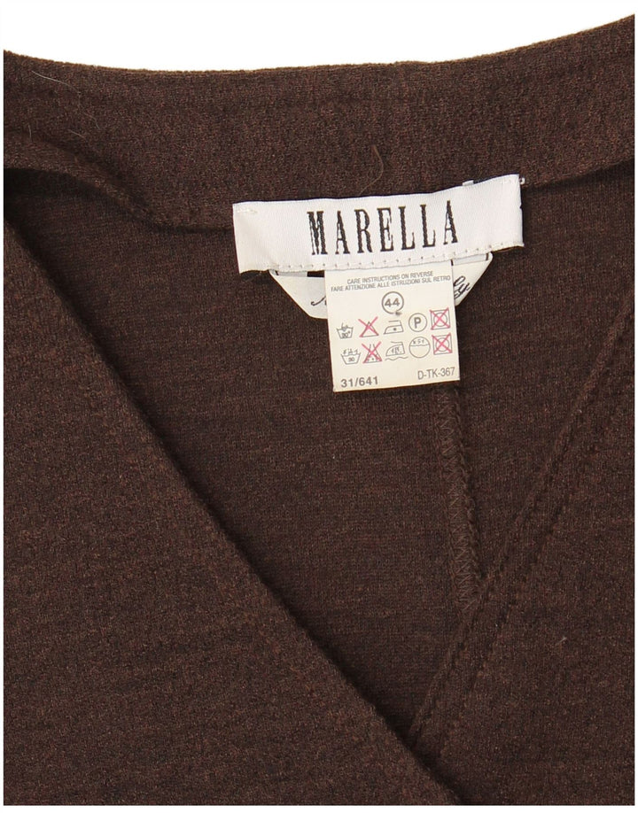 Marella Vestido tipo jersey para mujer IT 44 Marrón medio