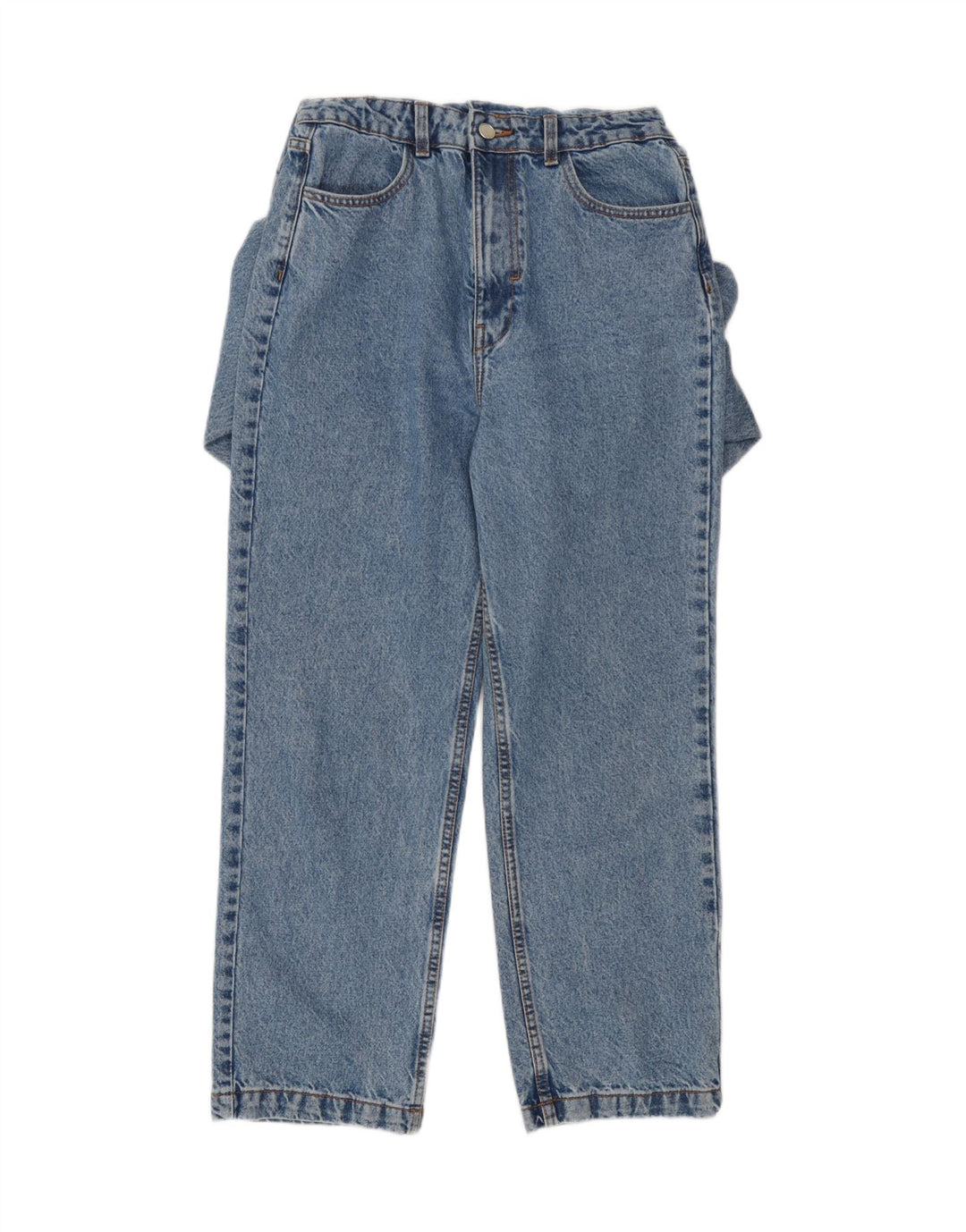 Zara Mujer Denim Mono UK 10 Pequeño Algodón Azul