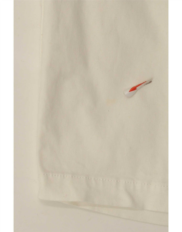 Superdry Pantalones cortos chinos regulares para mujer UK 10 Small W30 Blanco