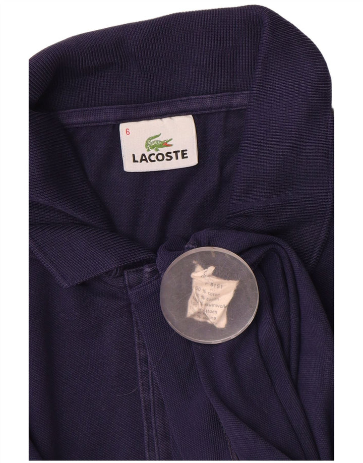 Polo Lacoste Hombre Talla 6 XL Algodón Azul Marino