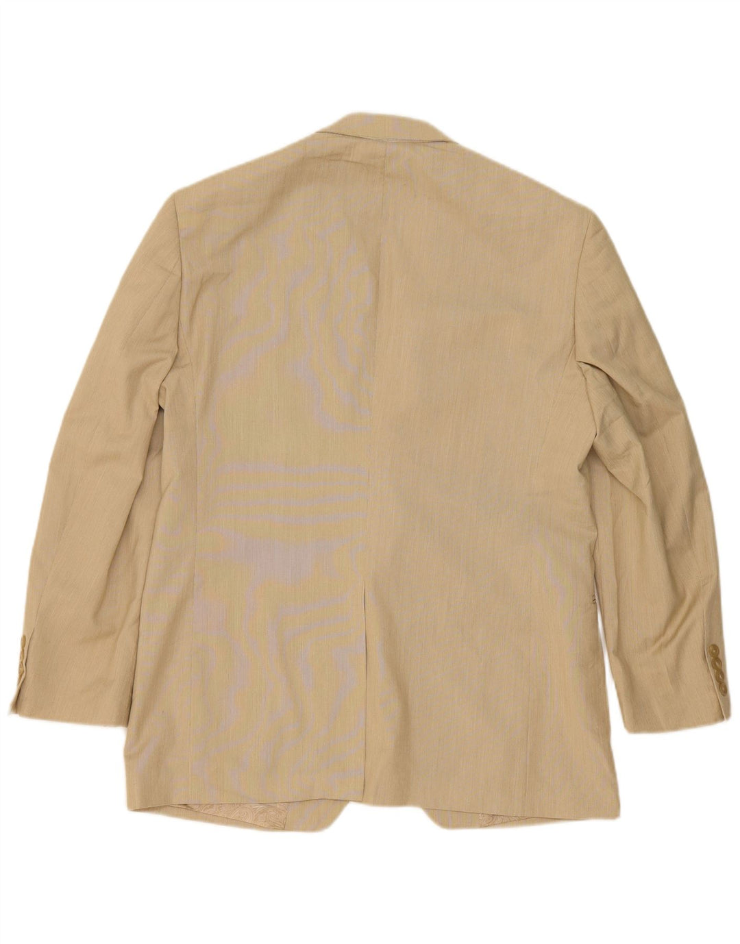 Chaps Chaqueta tipo blazer de 2 botones para hombre UK 40 Large Beige Poliéster