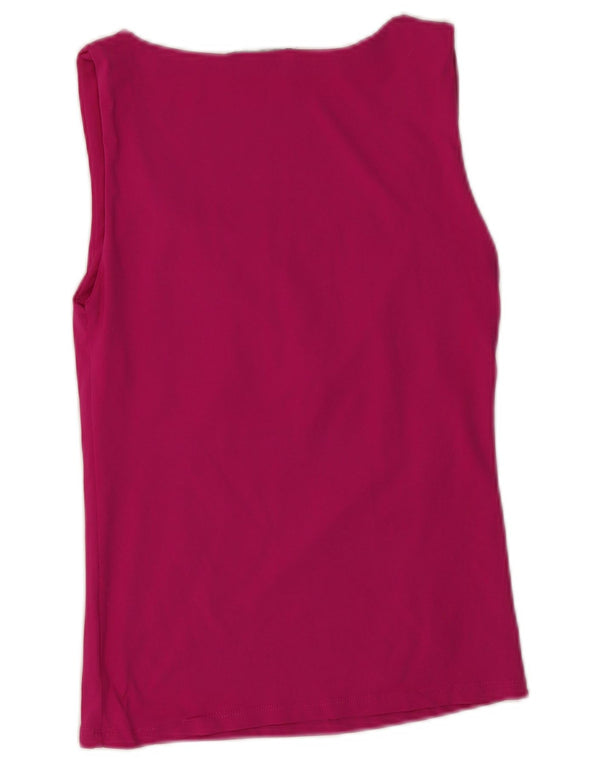 Zara Womens Vest Top UK 12 Medium Pink