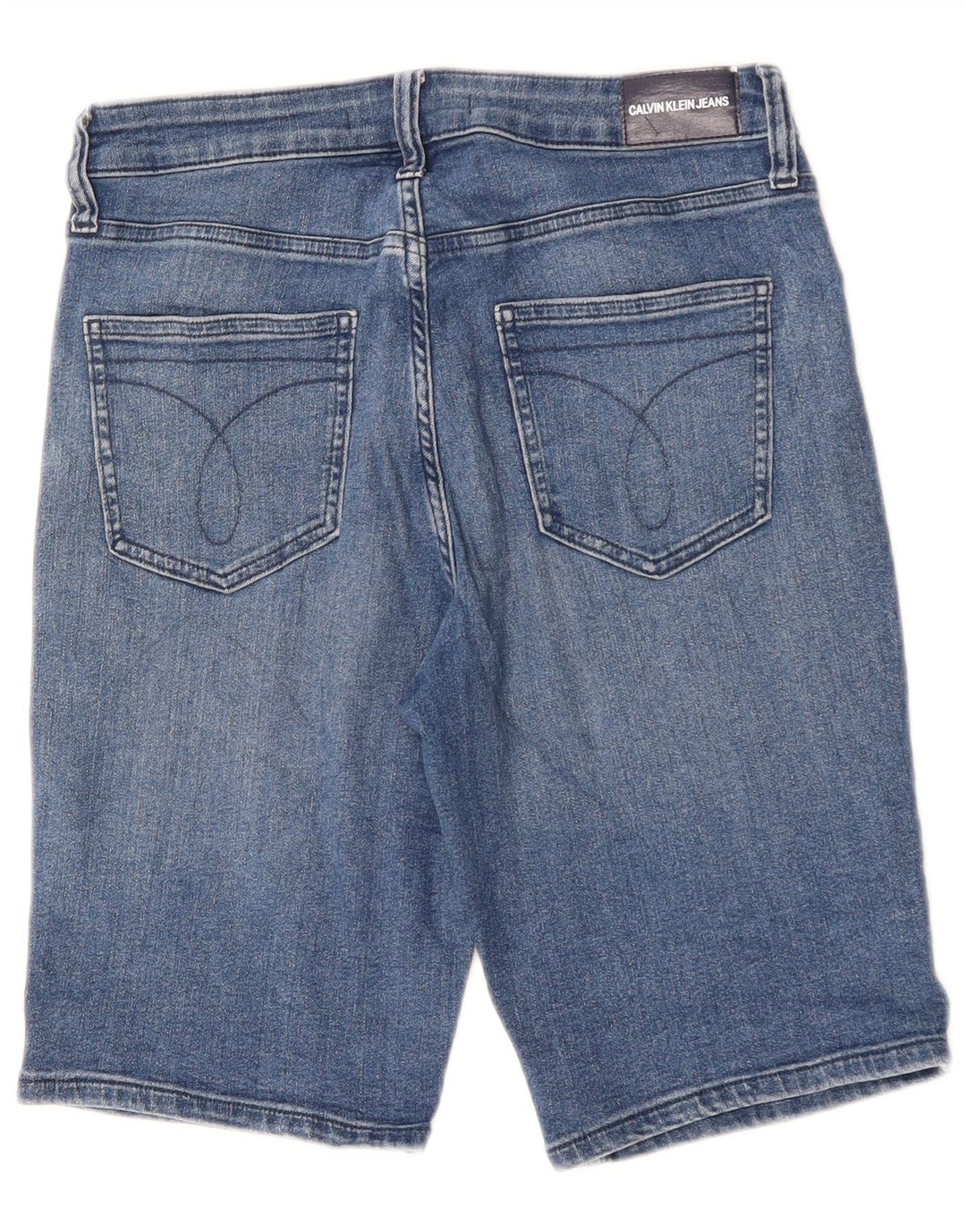 Calvin Klein Bermudas vaqueras para niños 9-10 años W28 Algodón azul