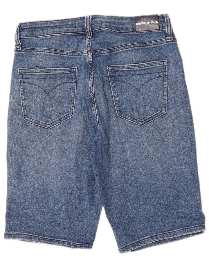 Calvin Klein Bermudas vaqueras para niños 9-10 años W28 Algodón azul