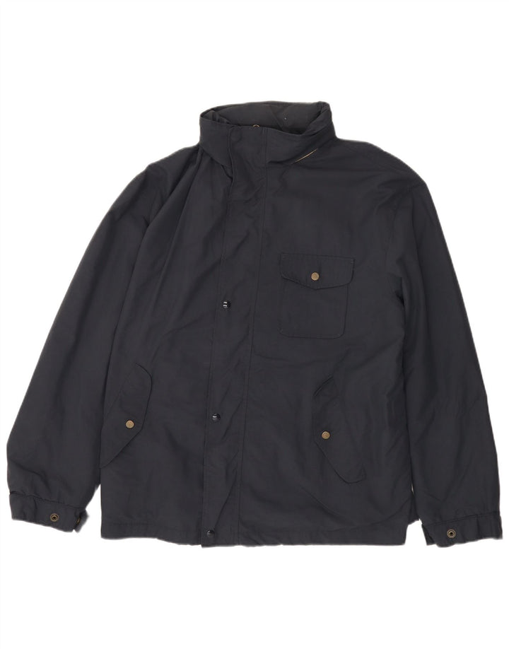 HENRY COTTONS Chaqueta utilitaria con capucha para hombre IT 48 Azul marino mediano