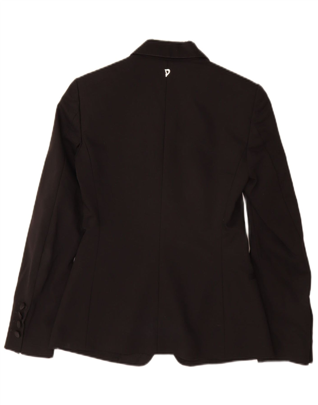 Dondup Chaqueta Blazer De 1 Botón Para Mujer IT 38 XS Algodón Negro
