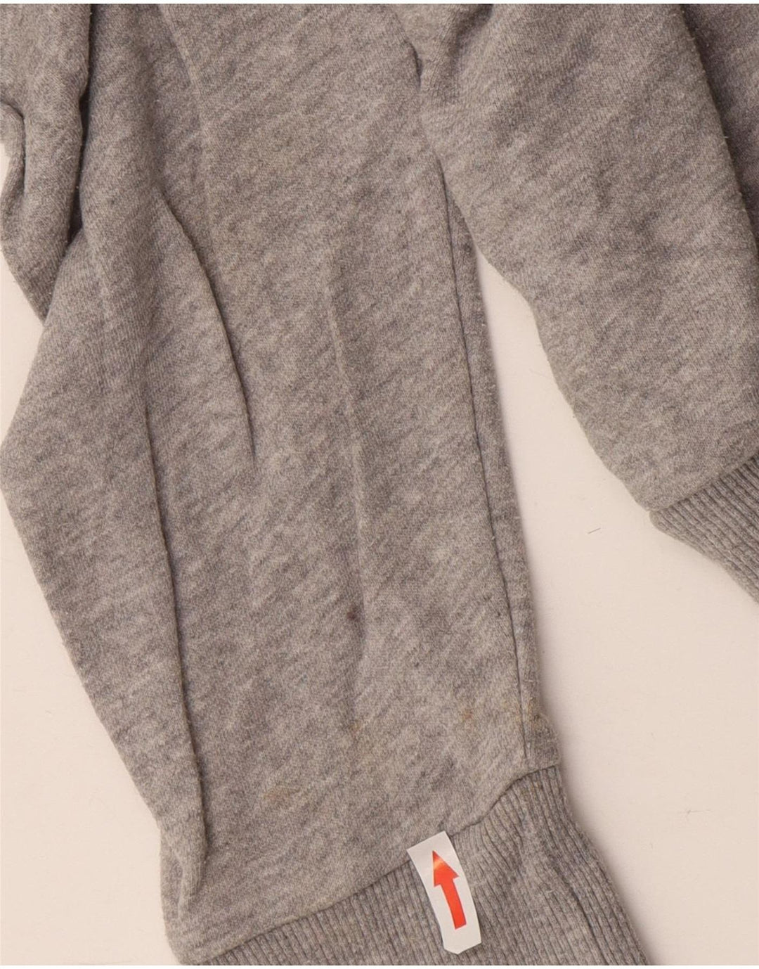 Reebok Sudadera extragrande para mujer, talla 8/10, algodón gris pequeño