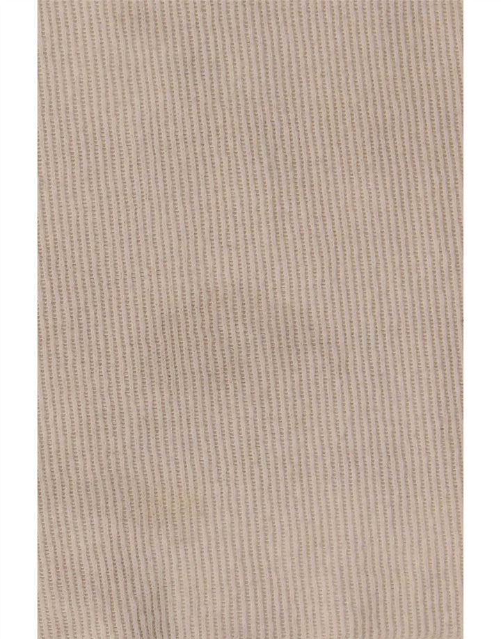Zara Mujer Camiseta Corta Top UK 46 Grande Poliéster Blanco Roto