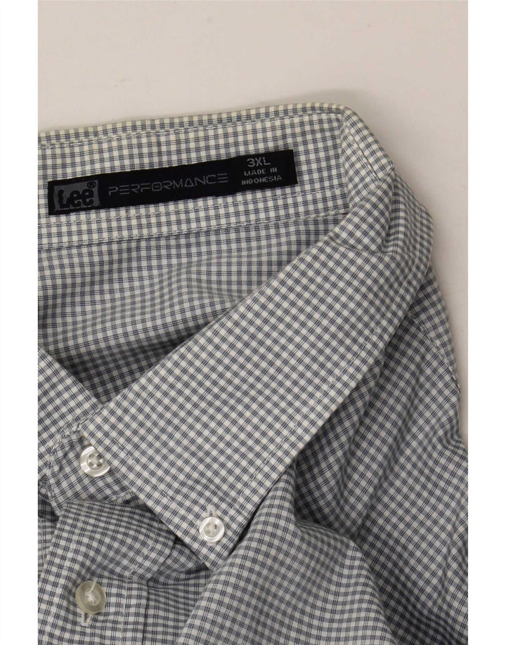 Camisa Lee para hombre 3XL Cuadros azules
