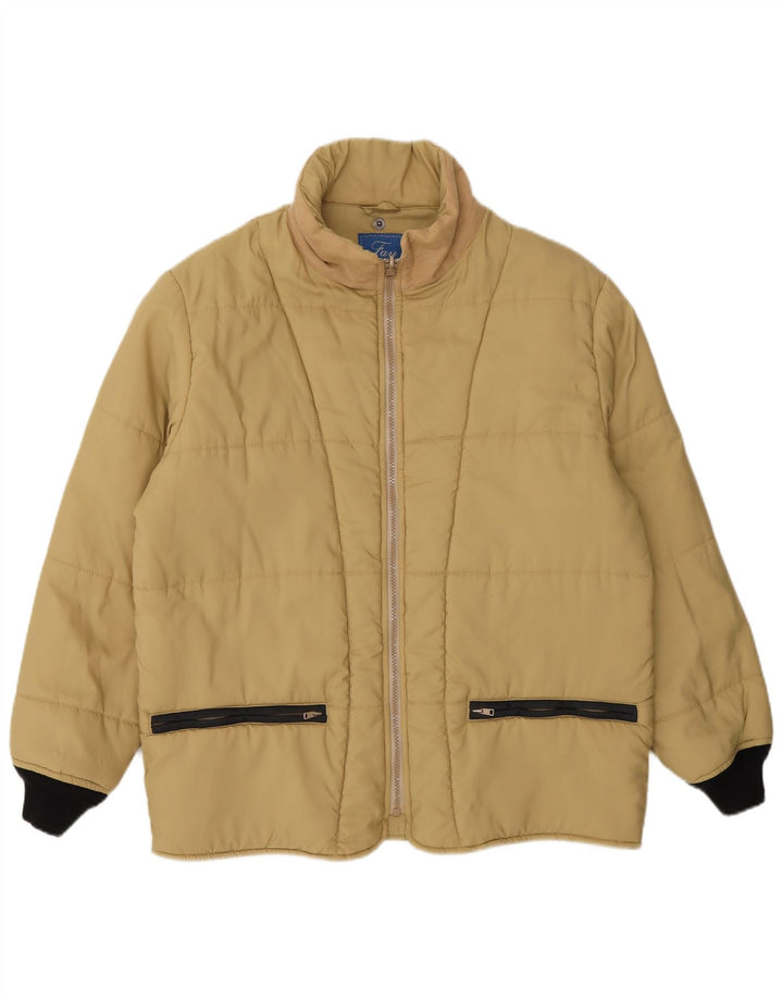 Chaqueta acolchada para mujer Fay UK 20 2XL Beige Colorblock