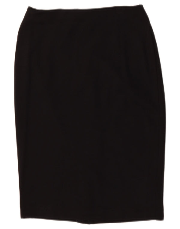 Marks & Spencer Falda lápiz para mujer UK 8 Small W27 Viscosa negra