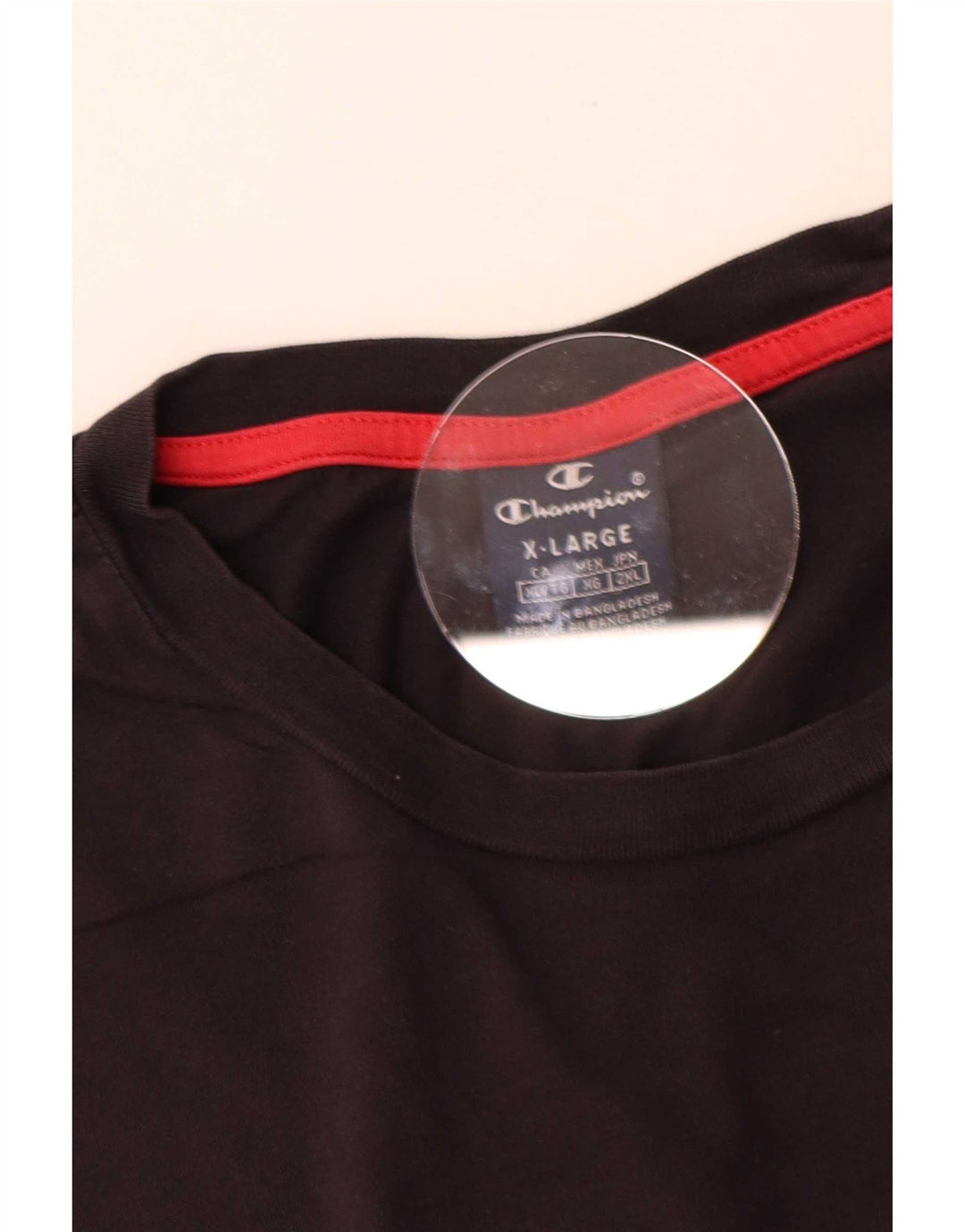 Champion Camiseta Hombre Top XL Negro