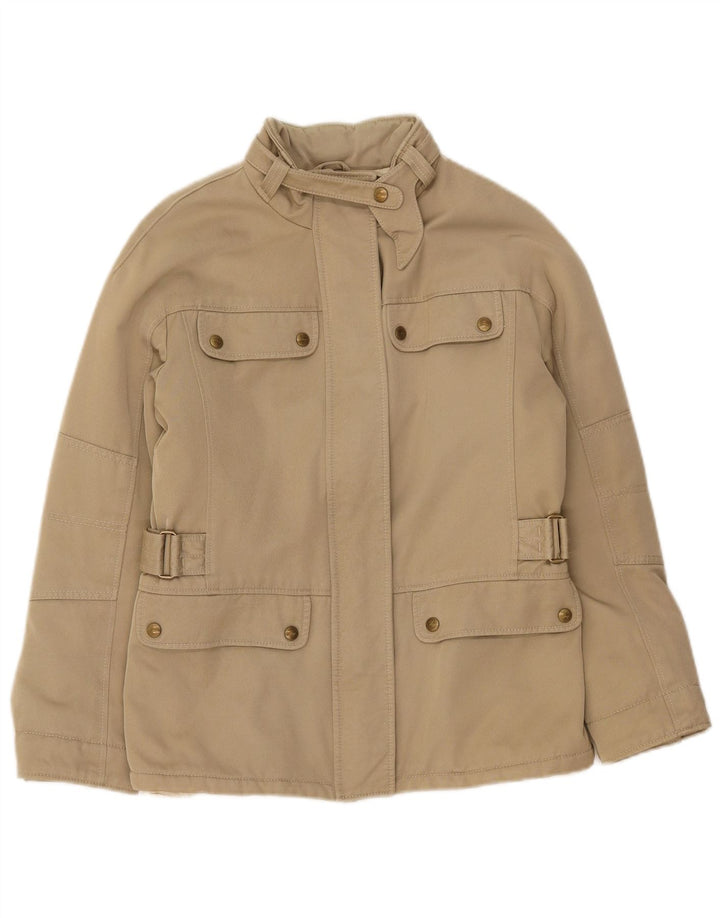 Fay - Chaqueta utilitaria para mujer (talla 40), color beige medio, poliamida