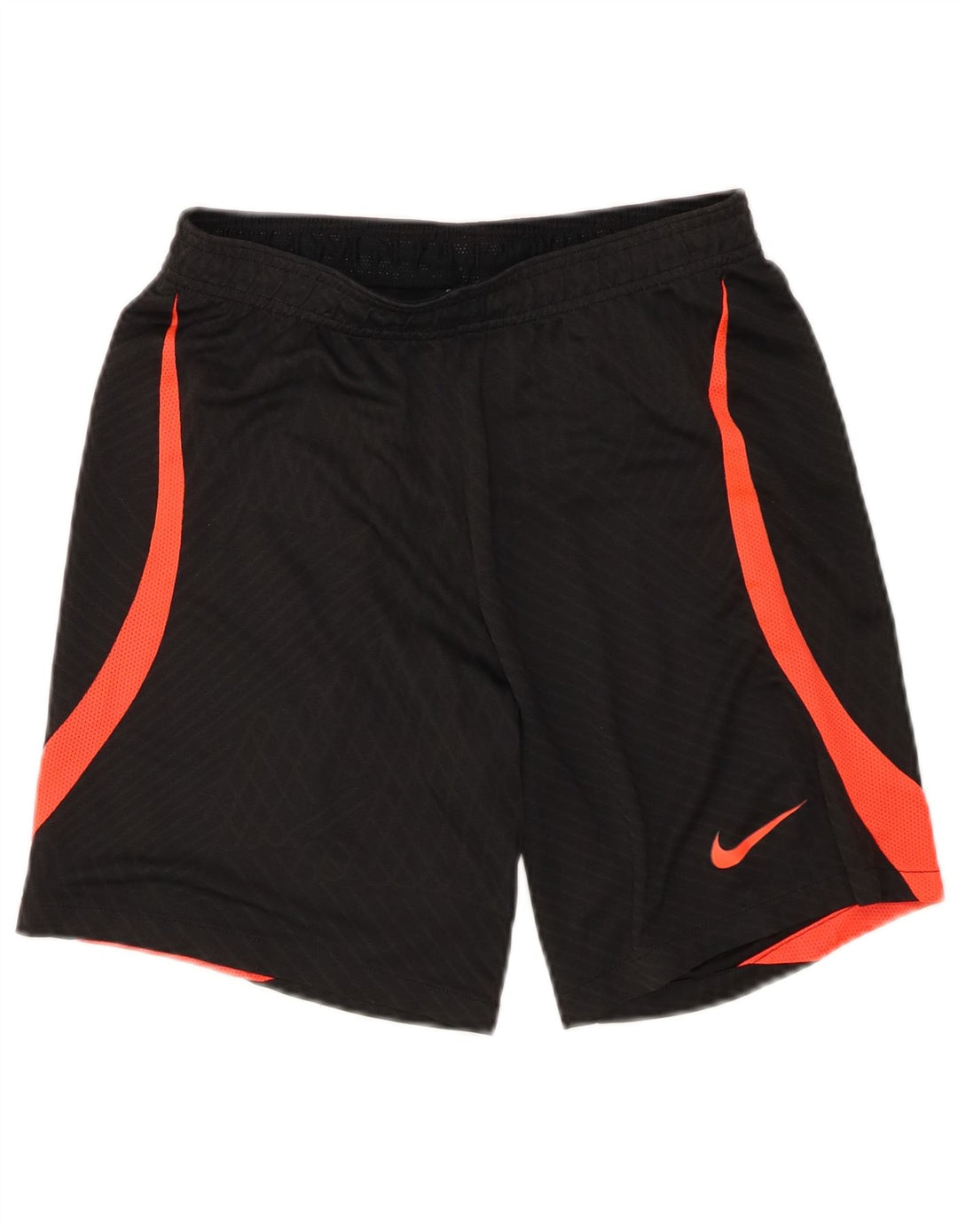 NIKE Pantalones cortos deportivos Dri Fit Slim Fit para hombre, poliéster color block negro pequeño