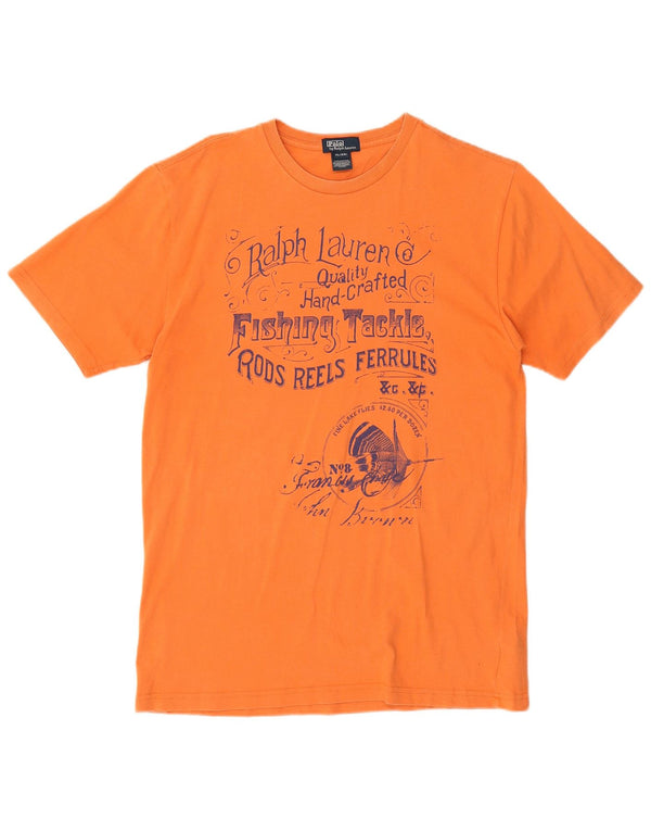 Polo Ralph Lauren Camiseta gráfica para niño Top 15-16 años XL Naranja Algodón