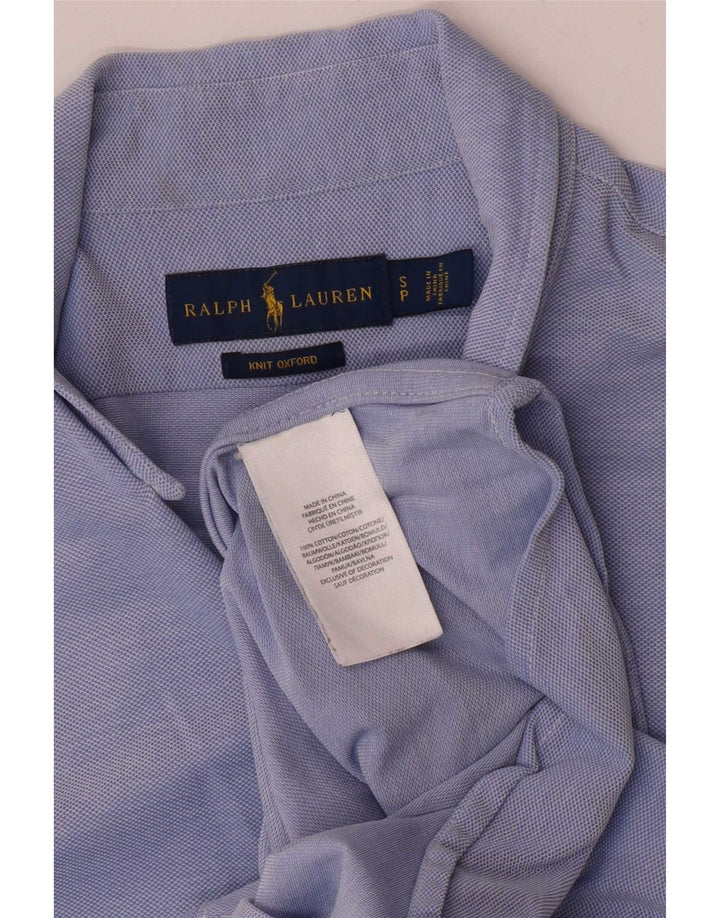 Camisa Ralph Lauren Hombre Pequeña Algodón Azul