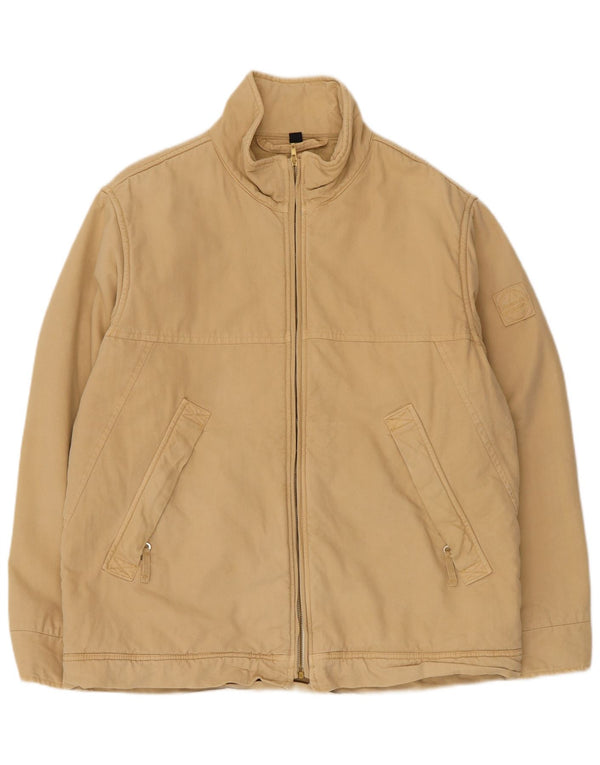 Murphy & Nye Chaqueta bomber de corte regular para hombre Reino Unido 40 Grande Algodón beige