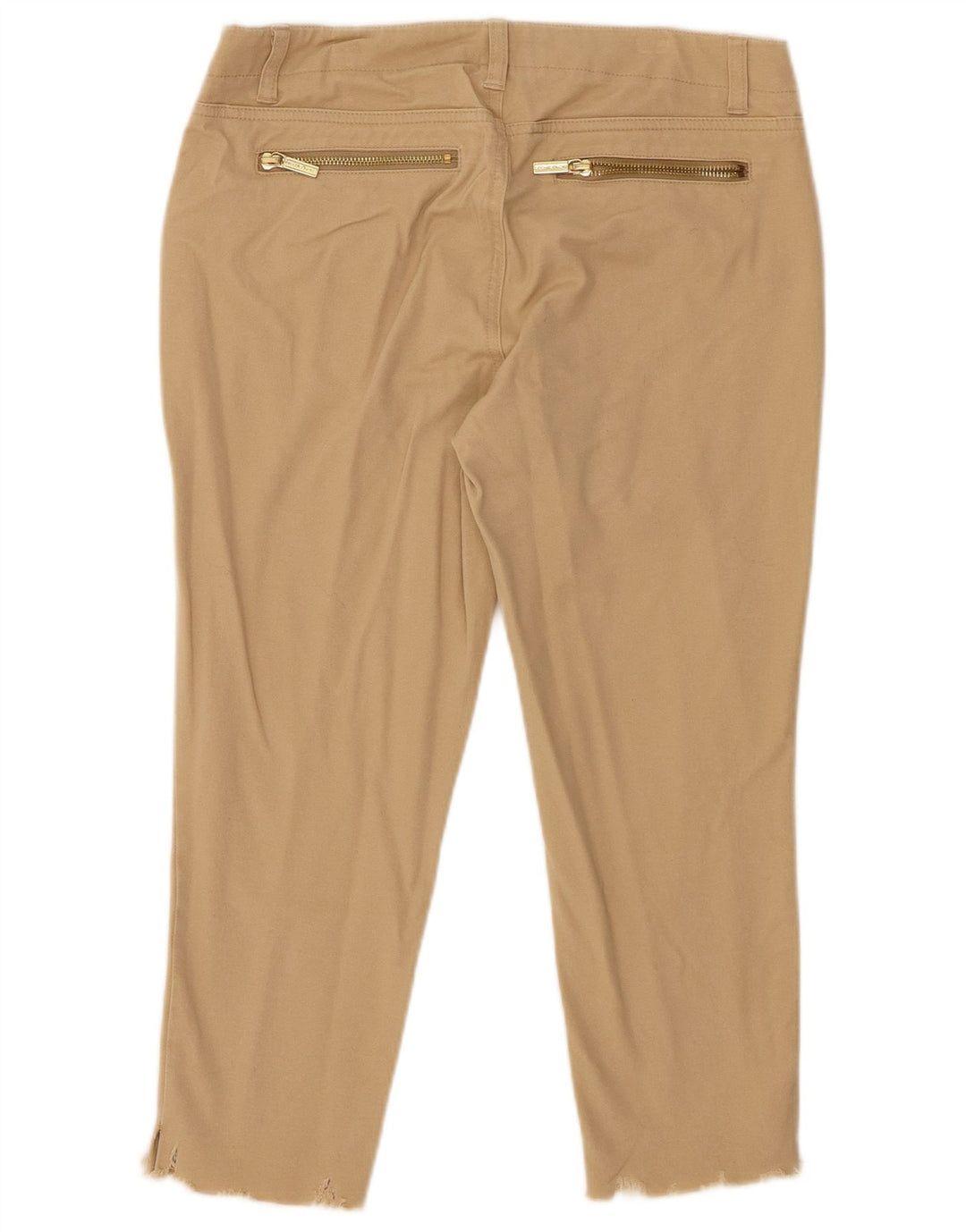 MICHAEL KORS Pantalones capri para mujer US 4 Small W30 L21 Beige