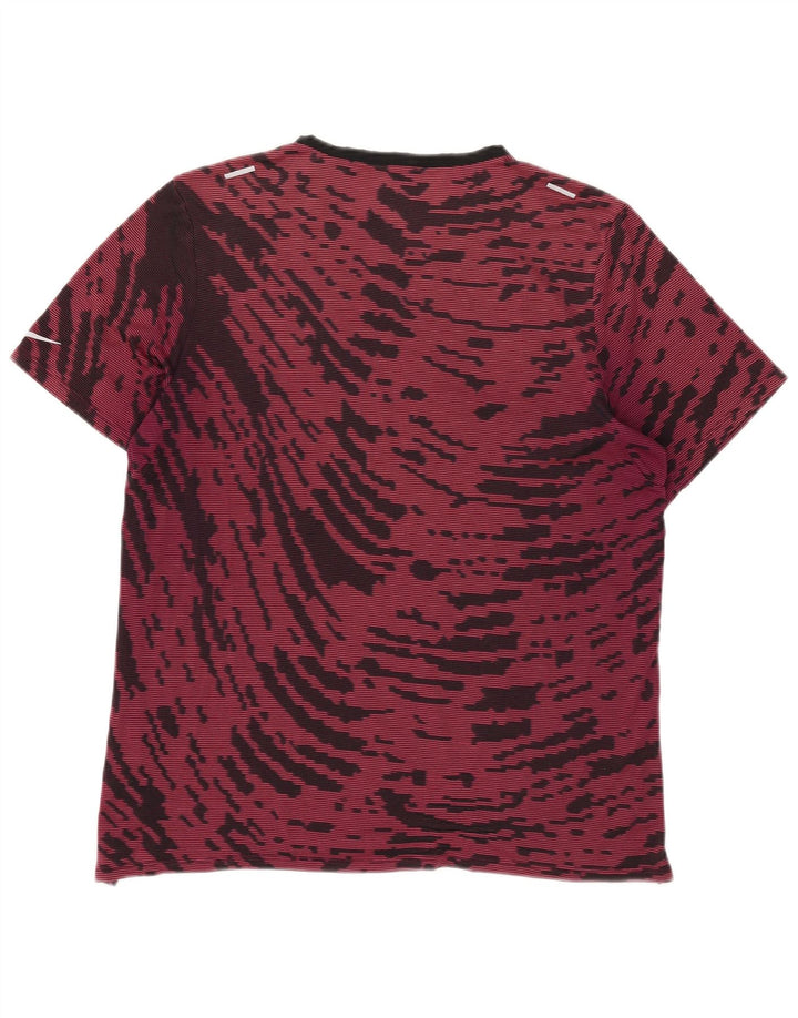 Nike Camiseta Dri Fit para hombre Top grande Borgoña Tie Dye Poliéster