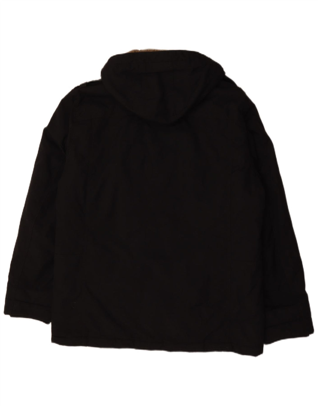 S.Oliver Chaqueta acolchada con capucha para hombre UK 42 XL Poliéster negro