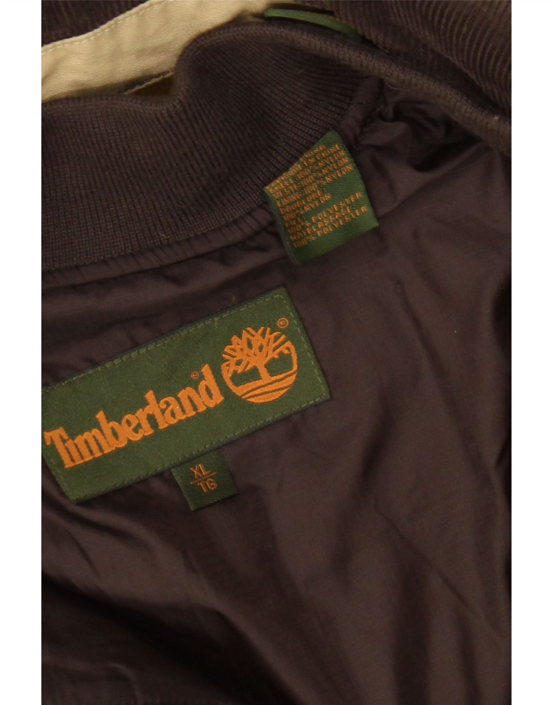 Timberland Chaqueta cortavientos para hombre UK 42 XL Beige Nylon