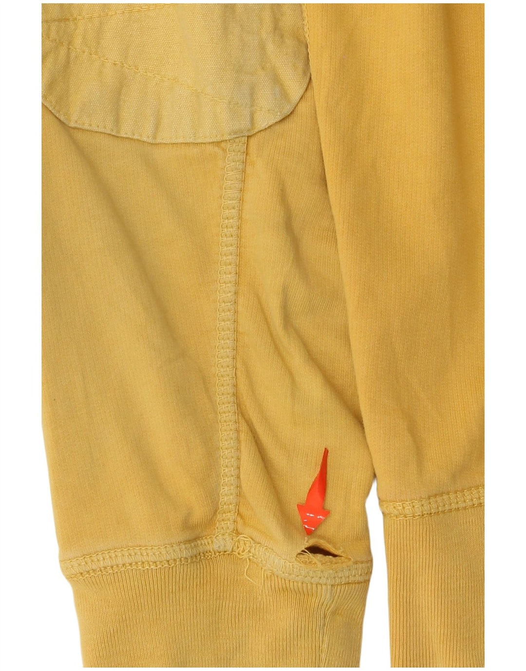 TOMMY HILFIGER Jersey con capucha y cuello con cremallera para hombre Amarillo medio