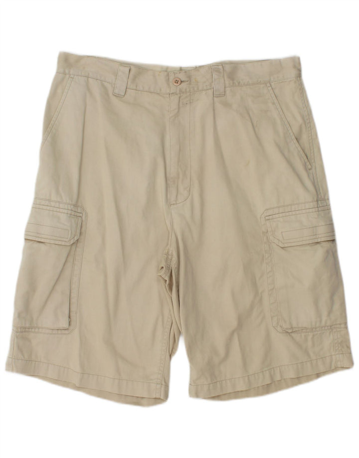 Dkny Pantalones cortos cargo para hombre W34 Algodón beige grande