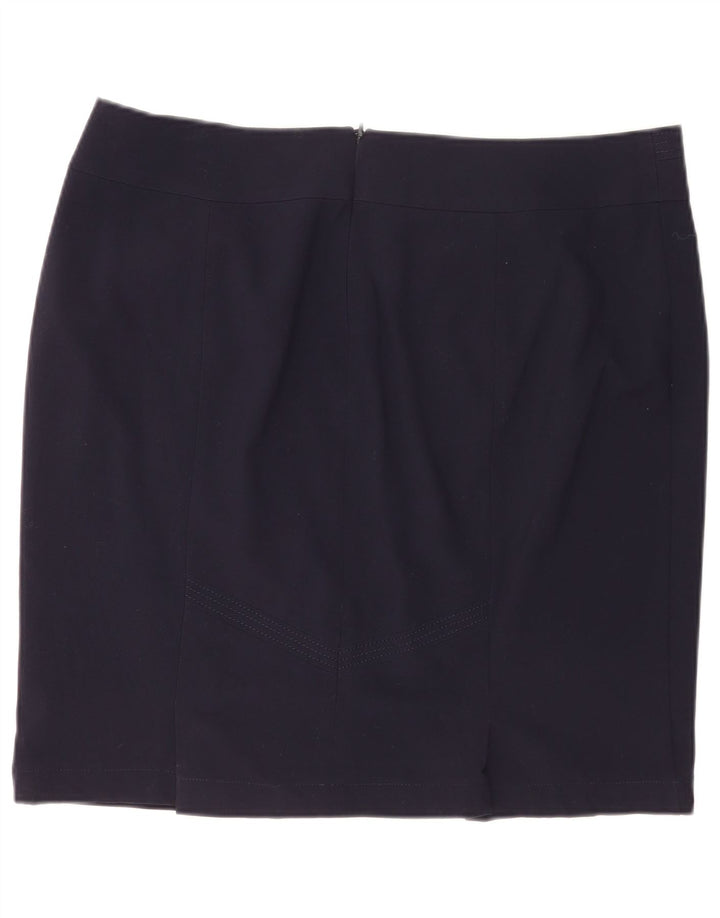 Marks & Spencer Minifalda para mujer UK 20 2XL W40 Azul marino Poliéster