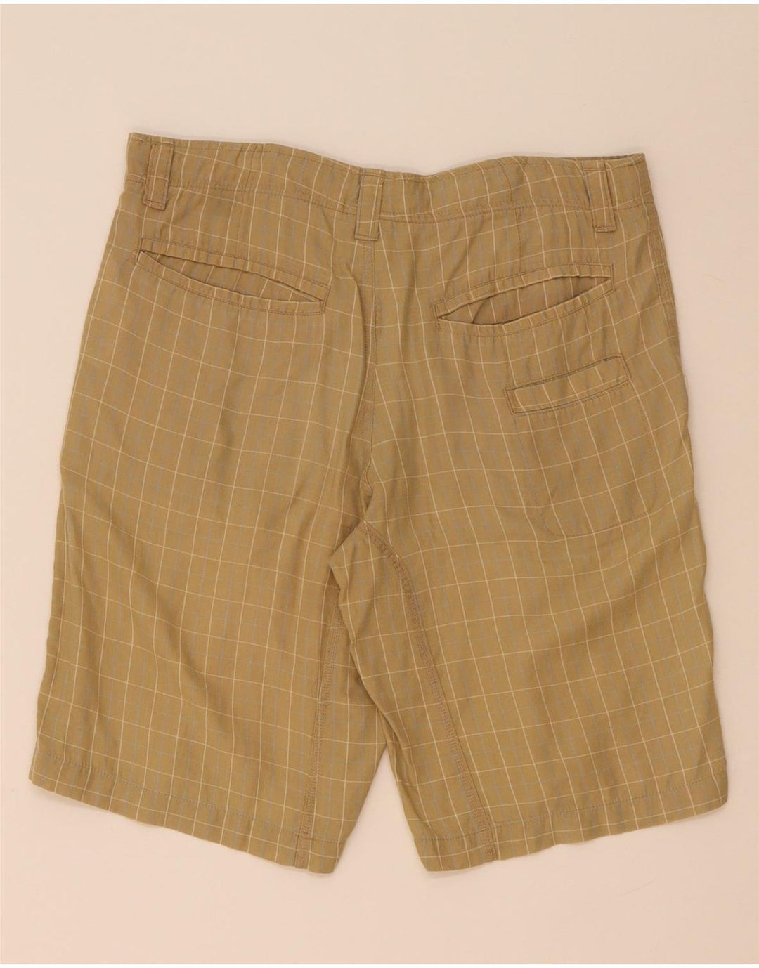 Nike - Pantalones cortos chinos de ajuste regular para hombre, talla pequeña W30 Beige Check