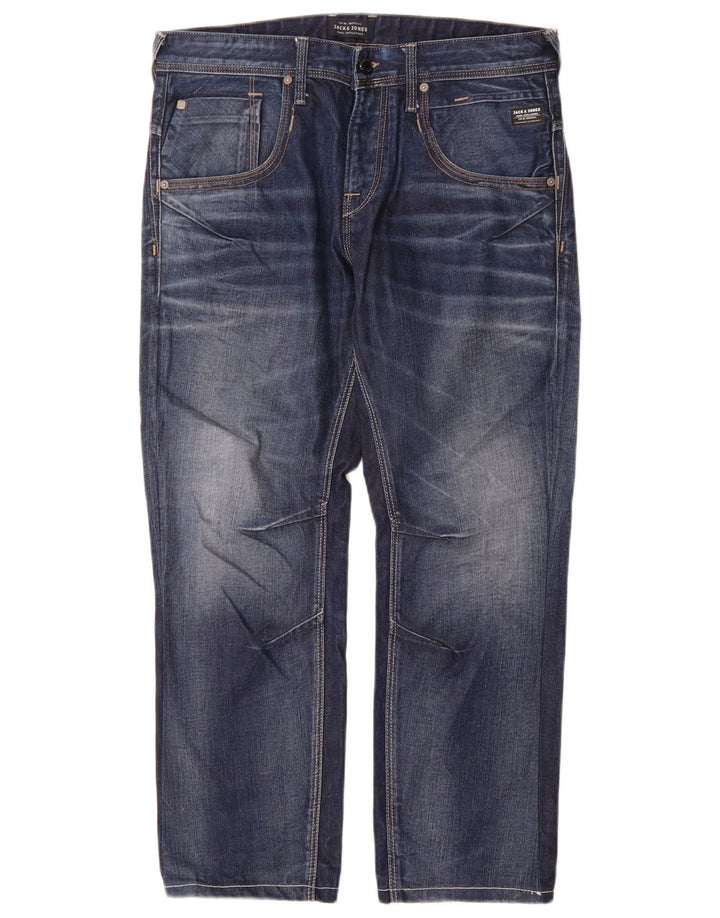 Jack & Jones Vaqueros Rectos Hombre W32 L30 Algodón Azul