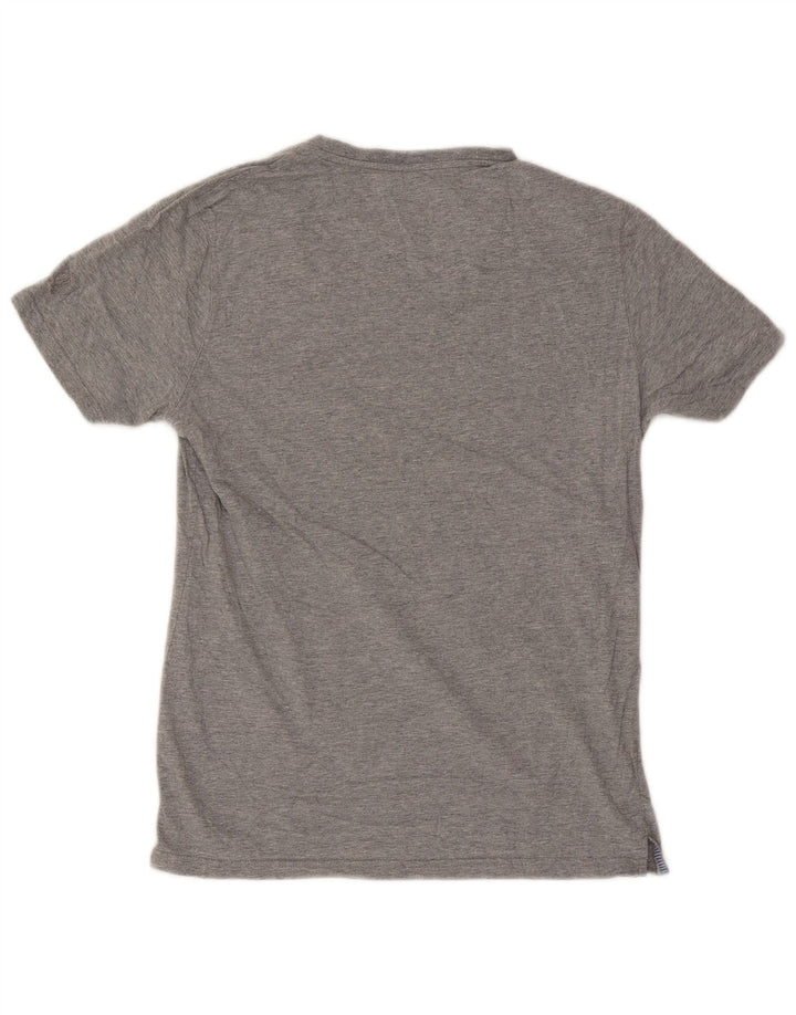 Camiseta Massimo Dutti Hombre Top Gris Medio