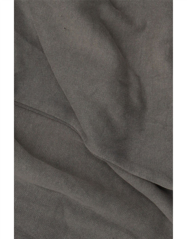 Chewan Hombre Polo Cuello Sudadera Jumper XL Gris Geométrico