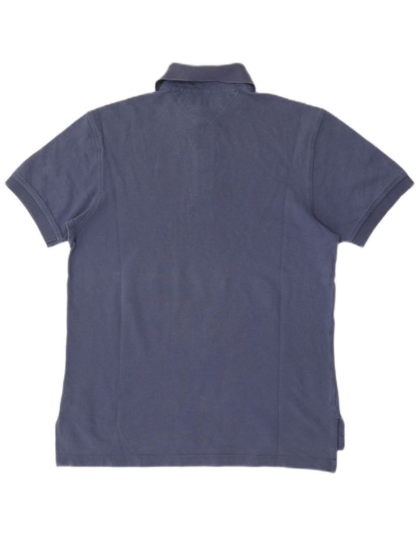 Polo Tommy Hilfiger para hombre pequeño de algodón azul marino