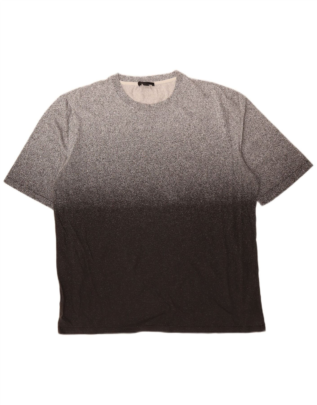 Cos Camiseta para hombre Top grande de algodón moteado gris