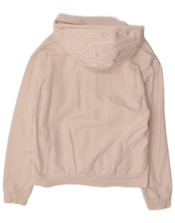 Levi's Jersey con capucha extragrande gráfico para mujer UK 2 2XS Algodón blanco