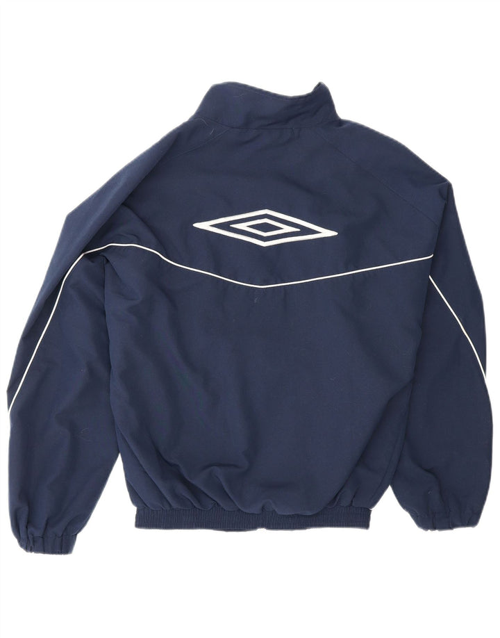UMBRO Chaqueta de chándal con gráfico para niños 10-11 años Azul marino mediano