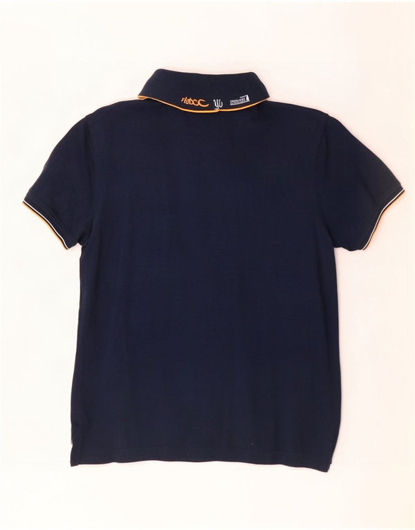 Harmont & Blaine Polo para hombre pequeño algodón azul marino