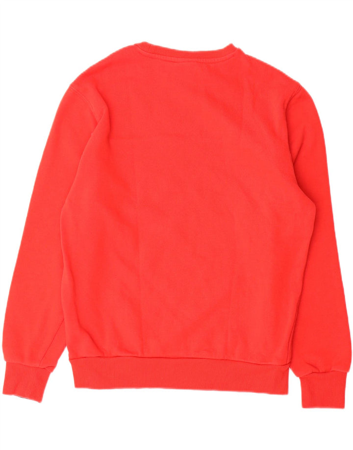 Ellesse Hombre Sudadera Gráfica Jumper Medium Rojo Algodón Deportes