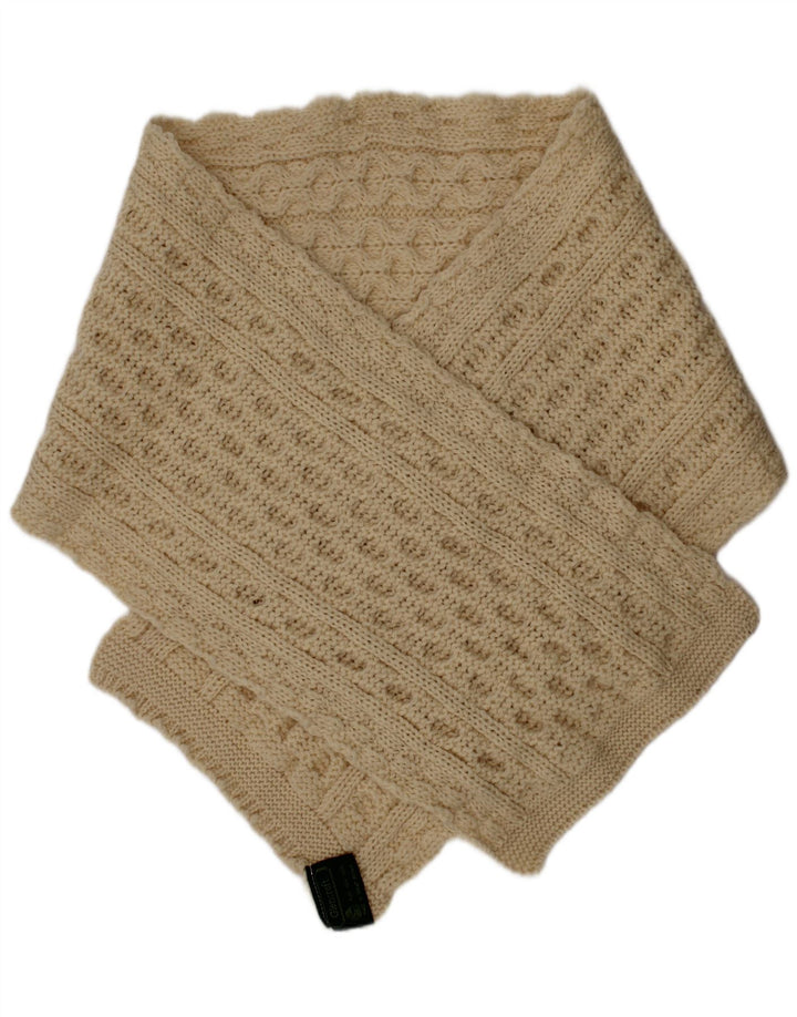 Glencroft Bufanda rectangular de punto para mujer Talla única Blanco roto Lana nueva Invierno
