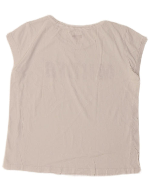 MUSTANG Camiseta corta con gráfico para mujer UK 10 Small White