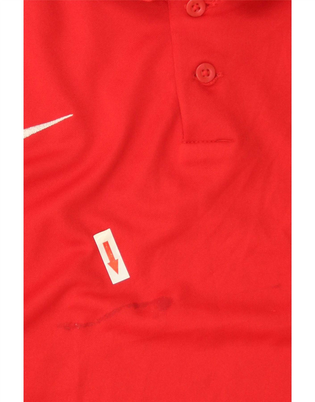 Nike Polo Dri Fit para hombre 2XL Poliéster rojo