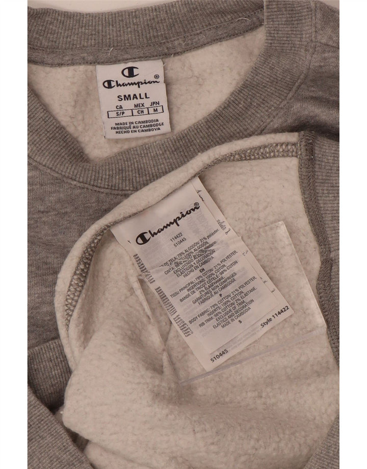 Champion Sudadera para mujer Jumper UK 10 Small Gris Algodón
