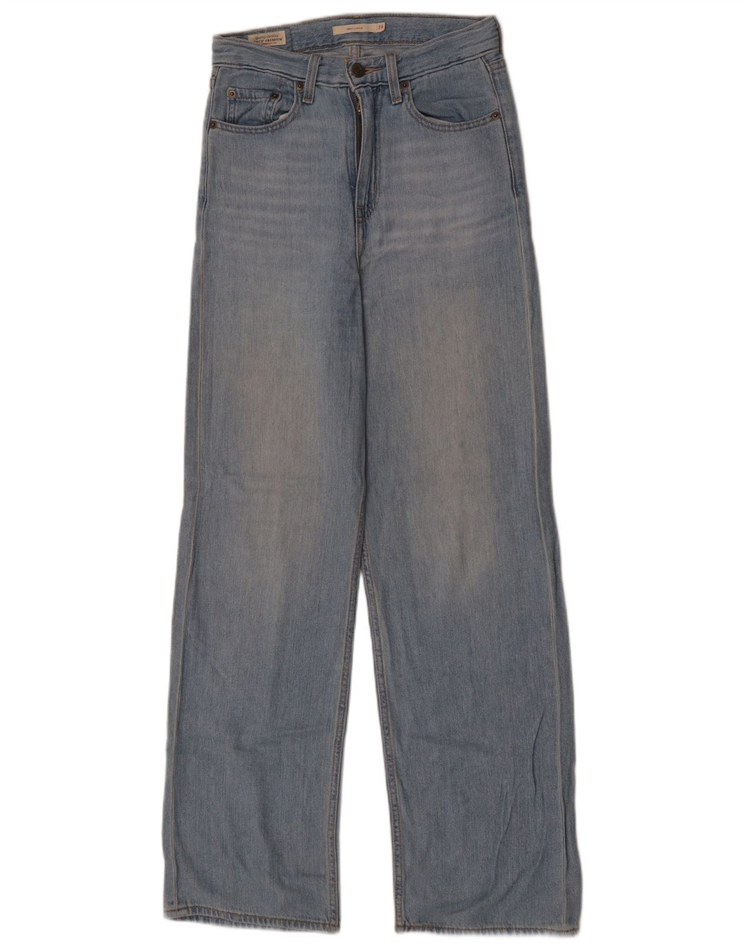 Levi's Vaqueros Sueltos De Tiro Alto Para Mujer W24 L31 Algodón Azul