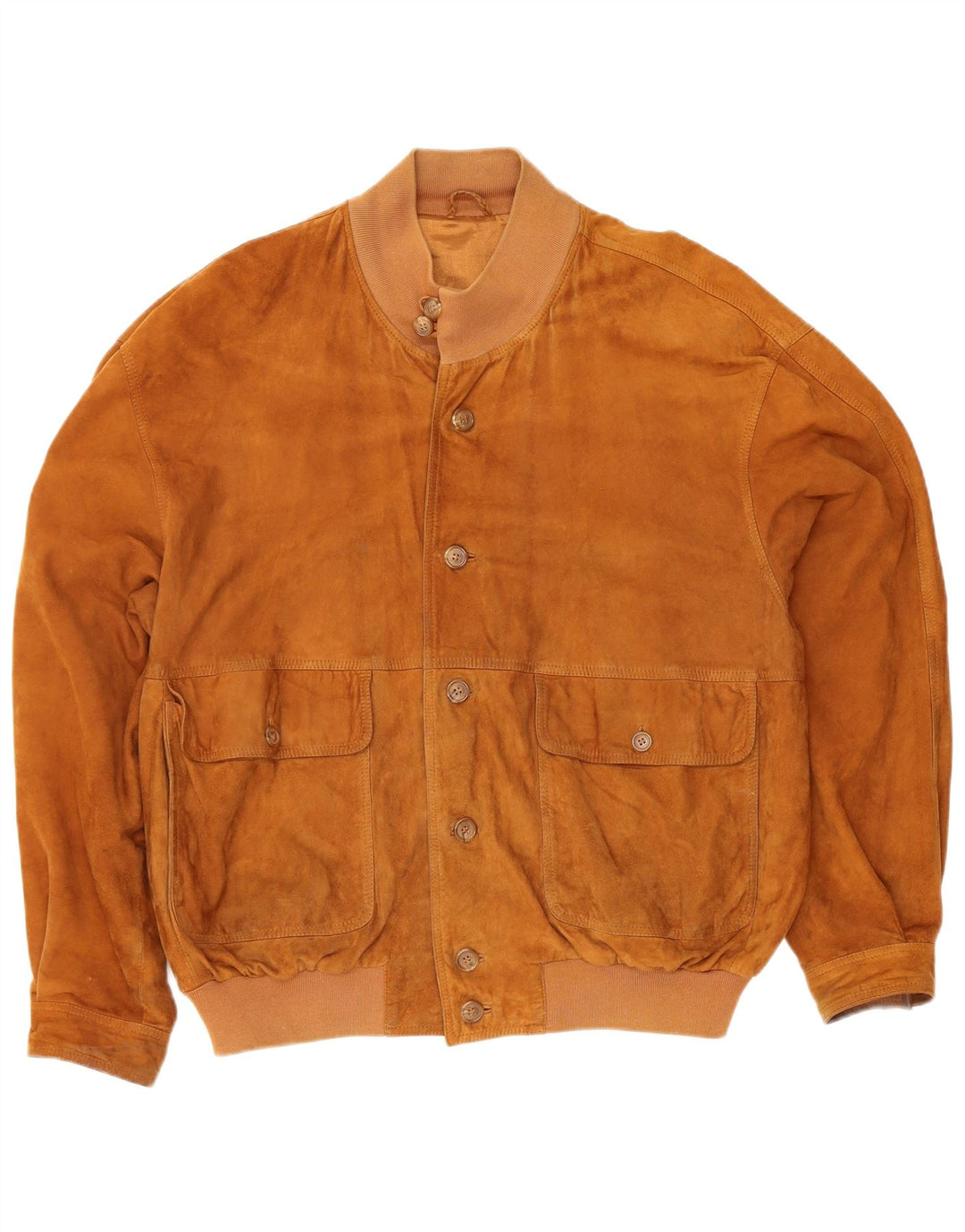 Kapraun Chaqueta Bomber de Ante para Hombre UK 42 XL Marrón