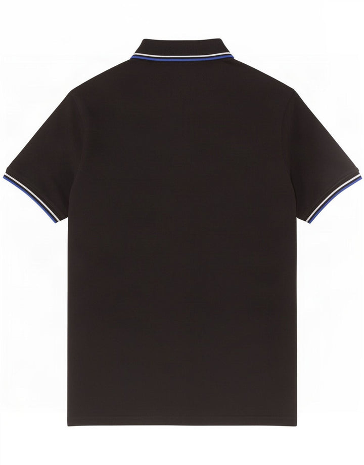 Champion Polo Hombre Algodón Negro Mediano